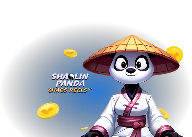 Bannière Betify du bonus de bienvenue casino avec freespins sur Shaolin Panda